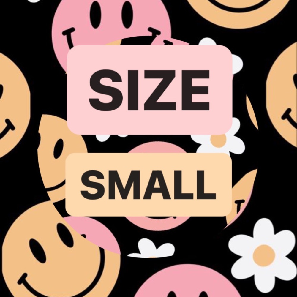 SIZE SMALL SECTION